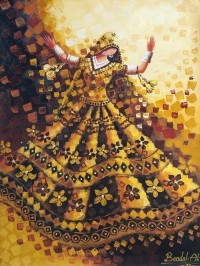 Bandah Ali, 18 x 24 Inch, Acrylic on Canvas, Figurative-Painting, AC-BNA-140